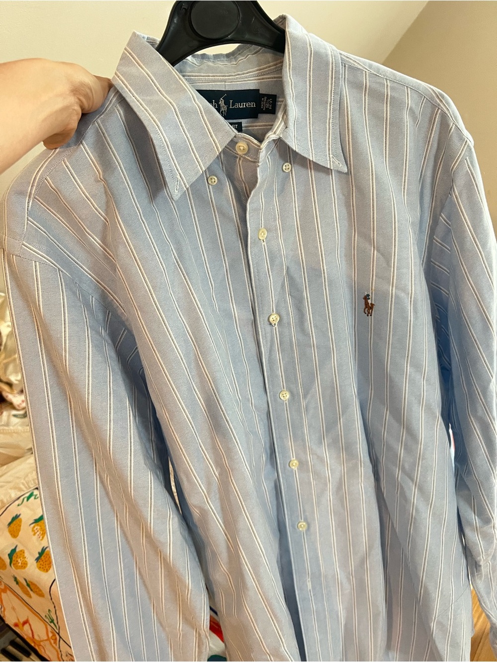 Polo Ralph Lauren Blue Striped Button Up Shirt